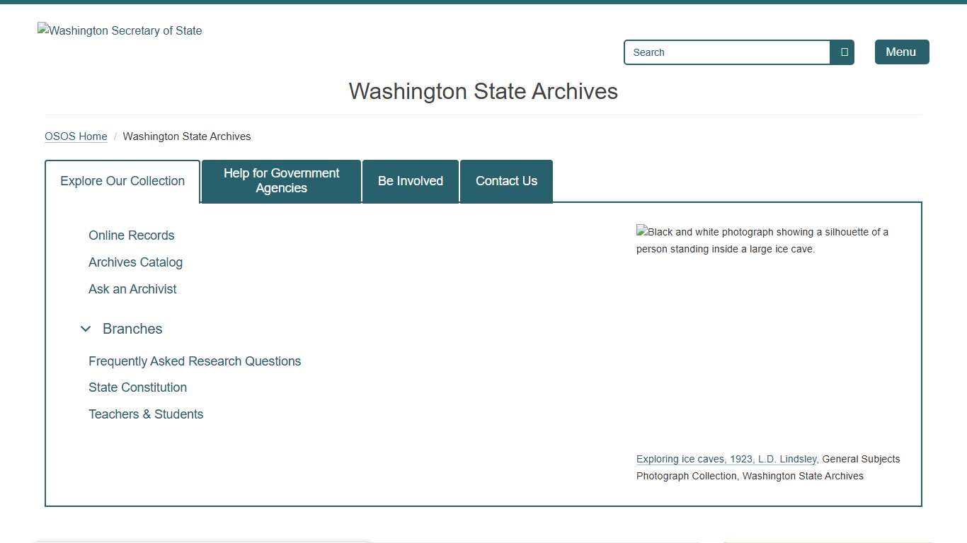 Washington State Archives | WA Secretary of State